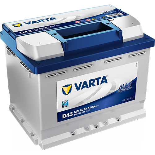 Varta 12v 60 AH D43 Blue Dynamic