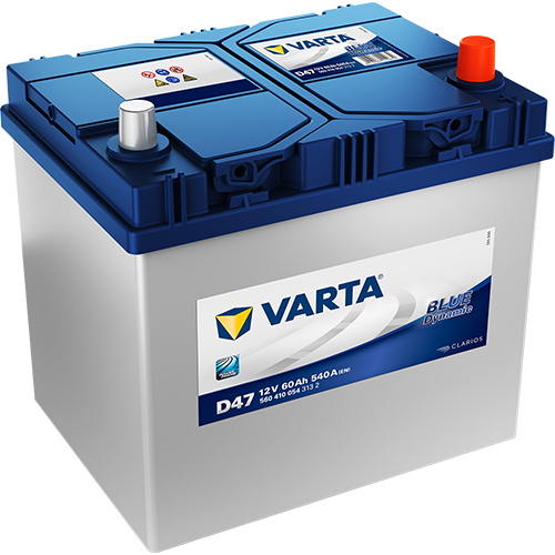 Varta 12v 60 AH D47 Blue Dynamic