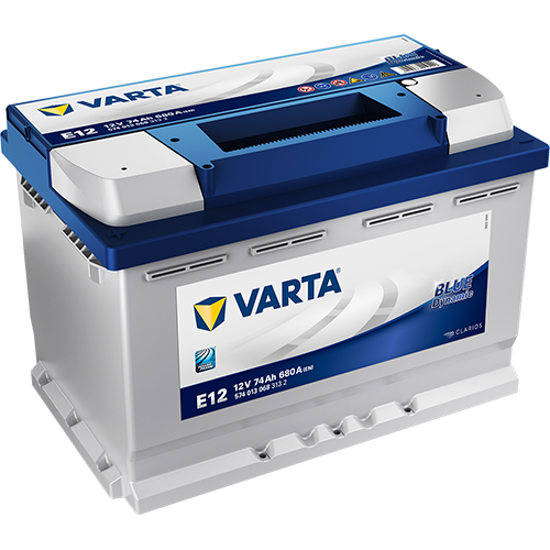 Varta 12v 74 AH E12 Blue Dynamic