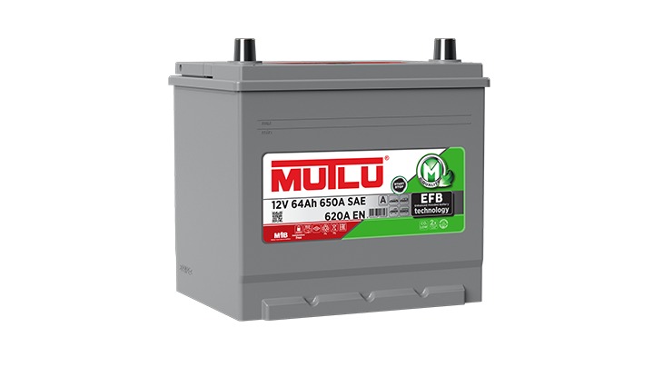 Mutlu 12v 64 AH EFB