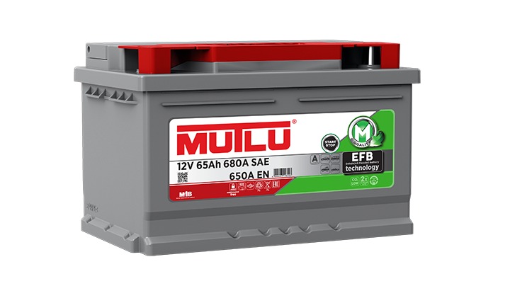 Mutlu 12v 65 AH EFB