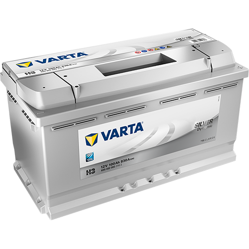 Varta 12v 100 AH H3 Silver Dynamic