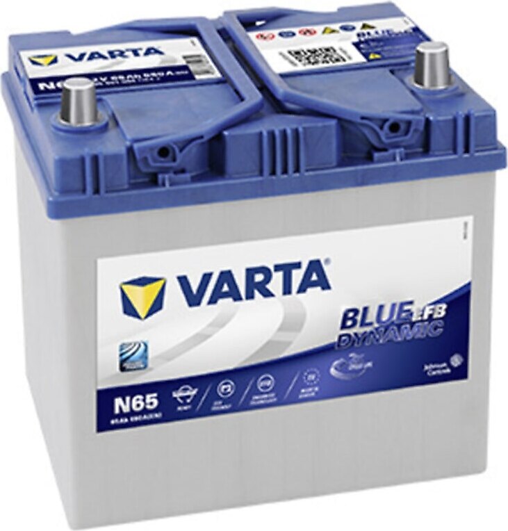Varta 12v 65 AH Blue Dynamic EFB