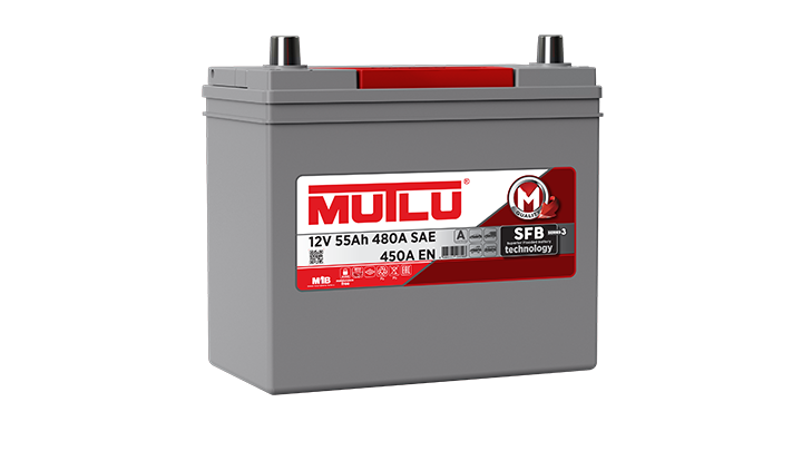 Mutlu 12v 55 AH DAR DÜZ
