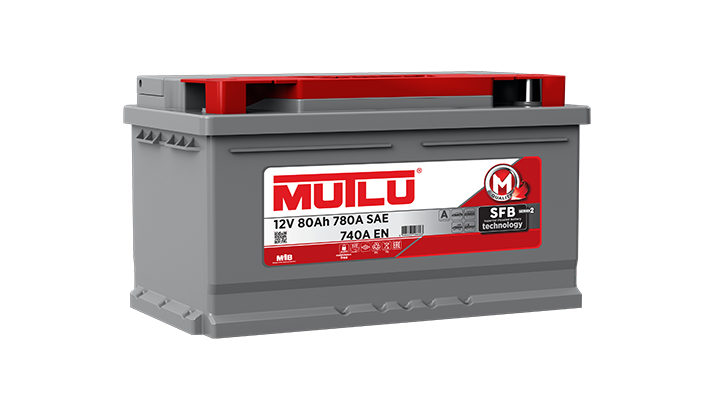 Mutlu 12v 80 AH NORMAL