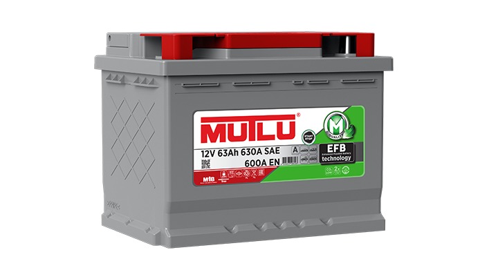Mutlu 12v 63 AH EFB