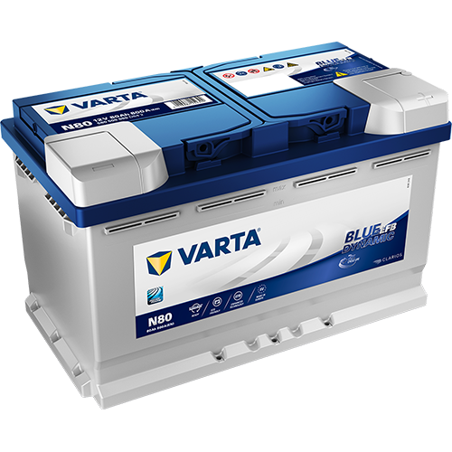 Varta 12v 80 AH Blue Dynamic EFB